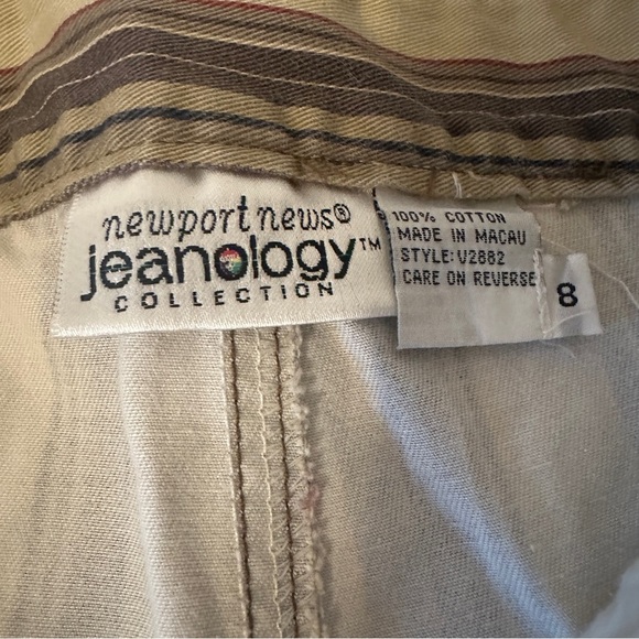 Vintage Low Rise Striped Bell Bottom 
Jeans by Newport News Jeanology size 8 - Picture 5 of 10